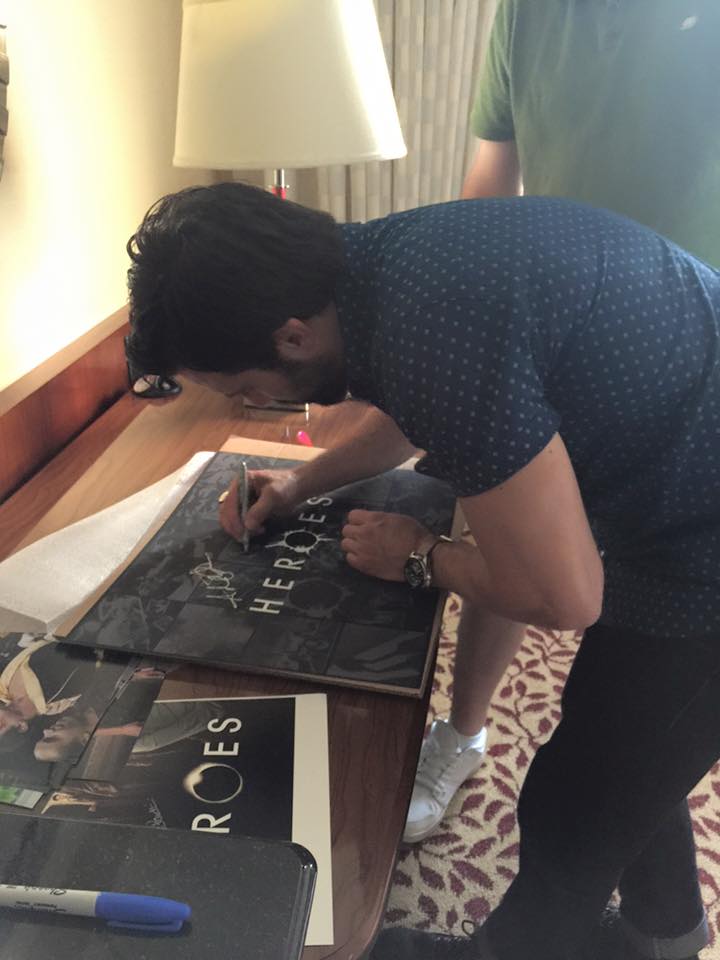 Milo Ventimiglia signing
